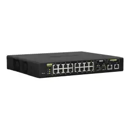 QNAP - Commutateur - Géré - 16 x 100 - 1000 - 2.5G (PoE+) + 2 x 10 Gigabit SFP+ + 2 x 100 - 1000 - ... (QSW-M2116P-2T2S)_5